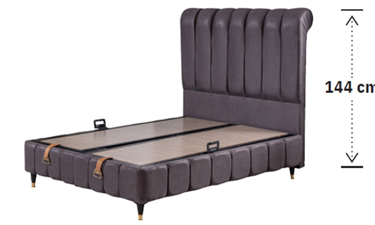 Kuvars 150*200 cm Çift Kişilik Başlıklı Baza