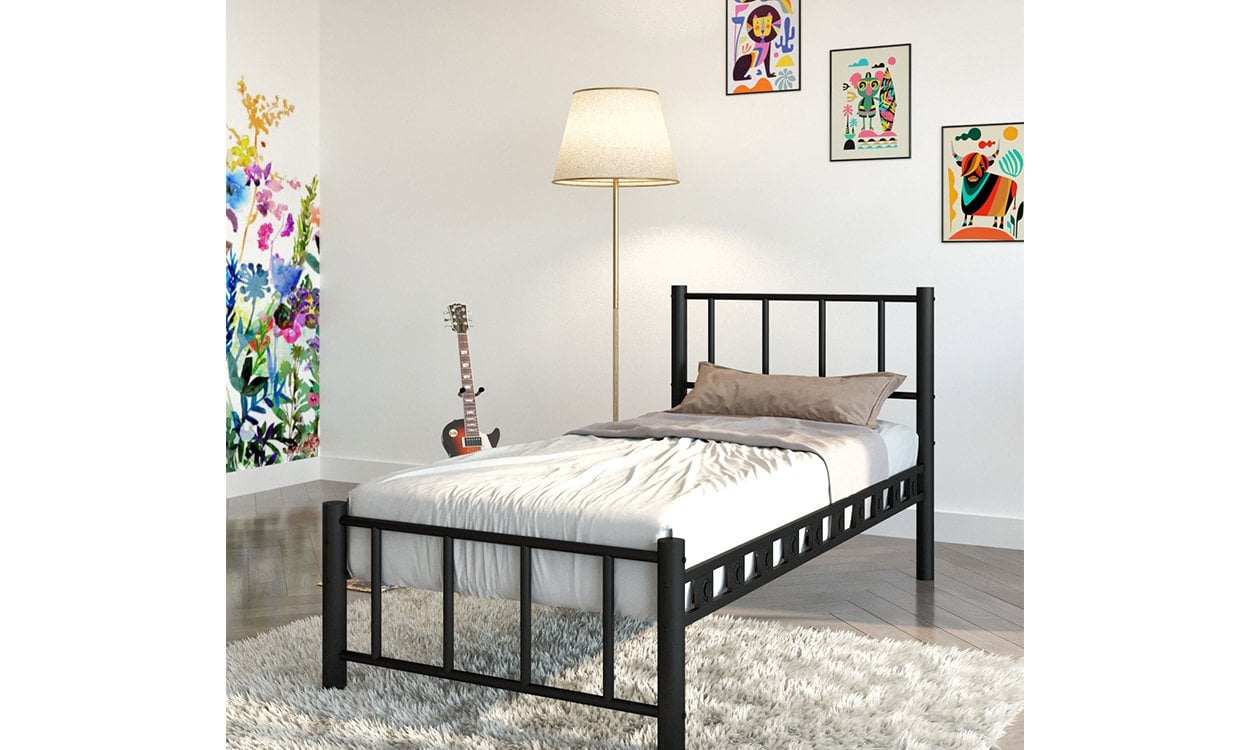 Bono Metal Ferforje Tek Kişilik Karyola 90*200 cm