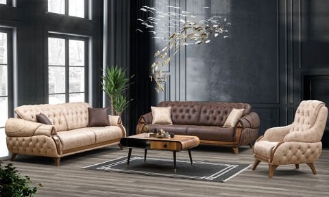 Yıldız Chester Koltuk Takımı (3+3+1)