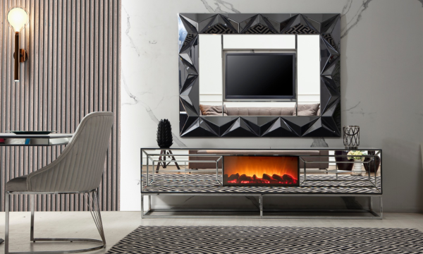 Jaguar Aynalı Yemek Odası Takımı