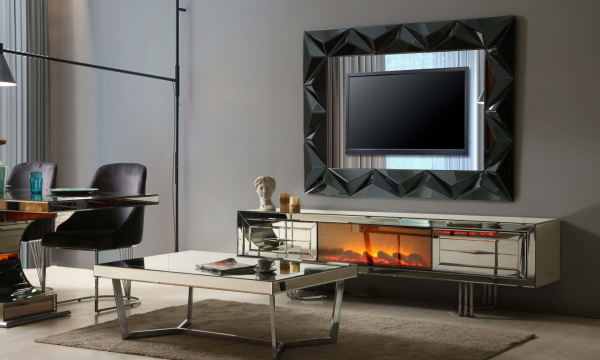 Jaguar Aynalı Yemek Odası Takımı