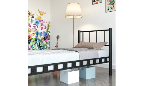 Bono Metal Ferforje Tek Kişilik Karyola 90*190 cm