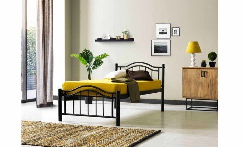 Beray Tek Kişilik  Metal Ferforje Karyola 90*190 cm