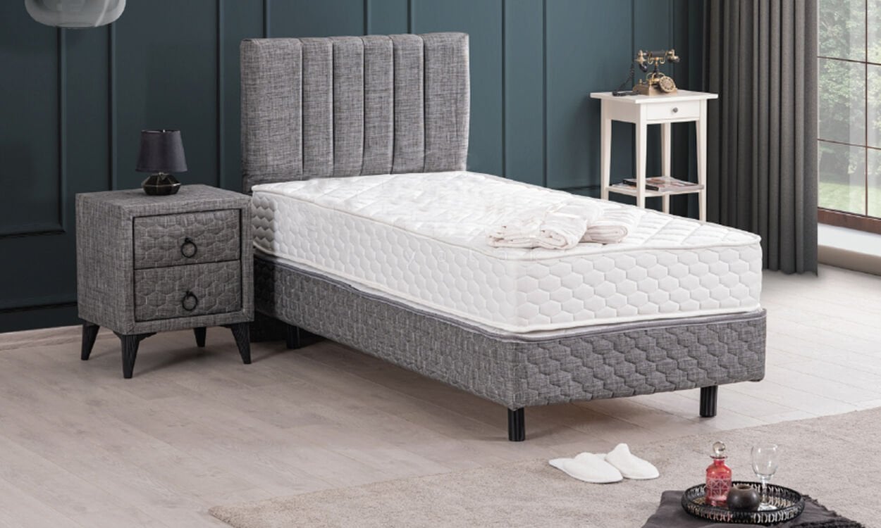 Odessa 120*200cm Tek Kişilik Başlıklı Baza Seti