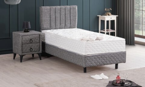 Odessa 120*200cm Tek Kişilik Başlıklı Baza Seti