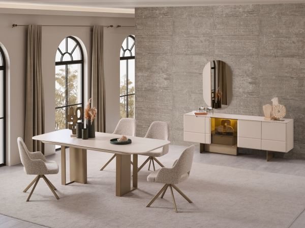 Oslom Yemek Odası( masa + 6 sandalye )