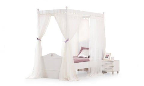 Bianca Genç Odası 100x200 cm Cibinlikli Başlıklı Karyola