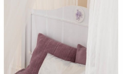 Bianca Genç Odası 100x200 cm Cibinlikli Başlıklı Karyola