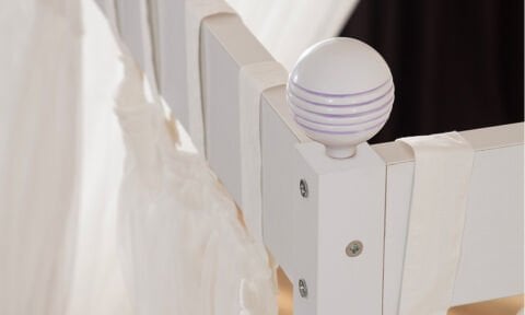 Bianca Genç Odası 100x200 cm Cibinlikli Başlıklı Karyola