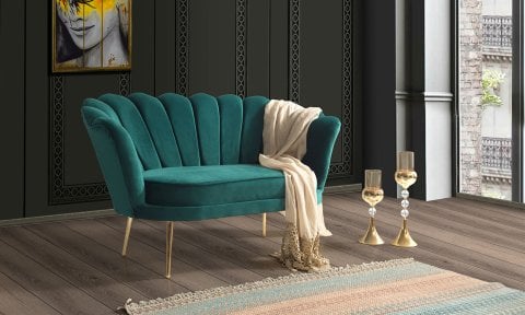 İnci Zümrüt 2+1+1 Çay Seti (Salon, Balkon, Cafe Ofis)