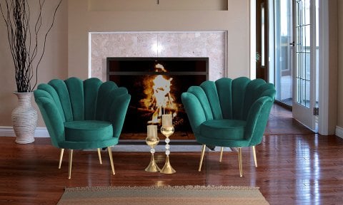 İnci Zümrüt 2+1+1 Çay Seti (Salon, Balkon, Cafe Ofis)