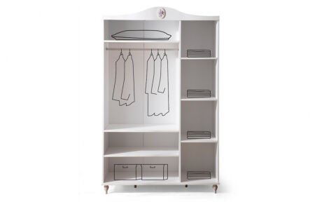 Bianca Genç Odası 3 Kapılı Dolap