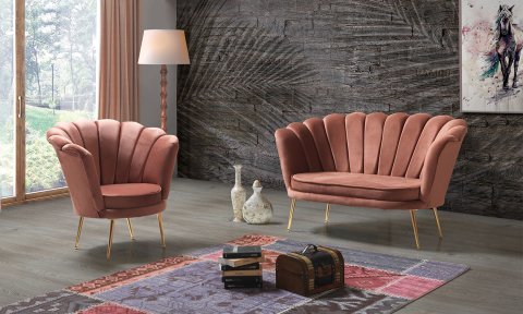 İnci Tarçın 2+1+1 Çay Seti (Salon, Balkon, Cafe Ofis)