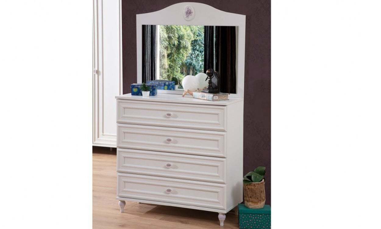 Bianca Genç Odası Aynalı Şifonyer