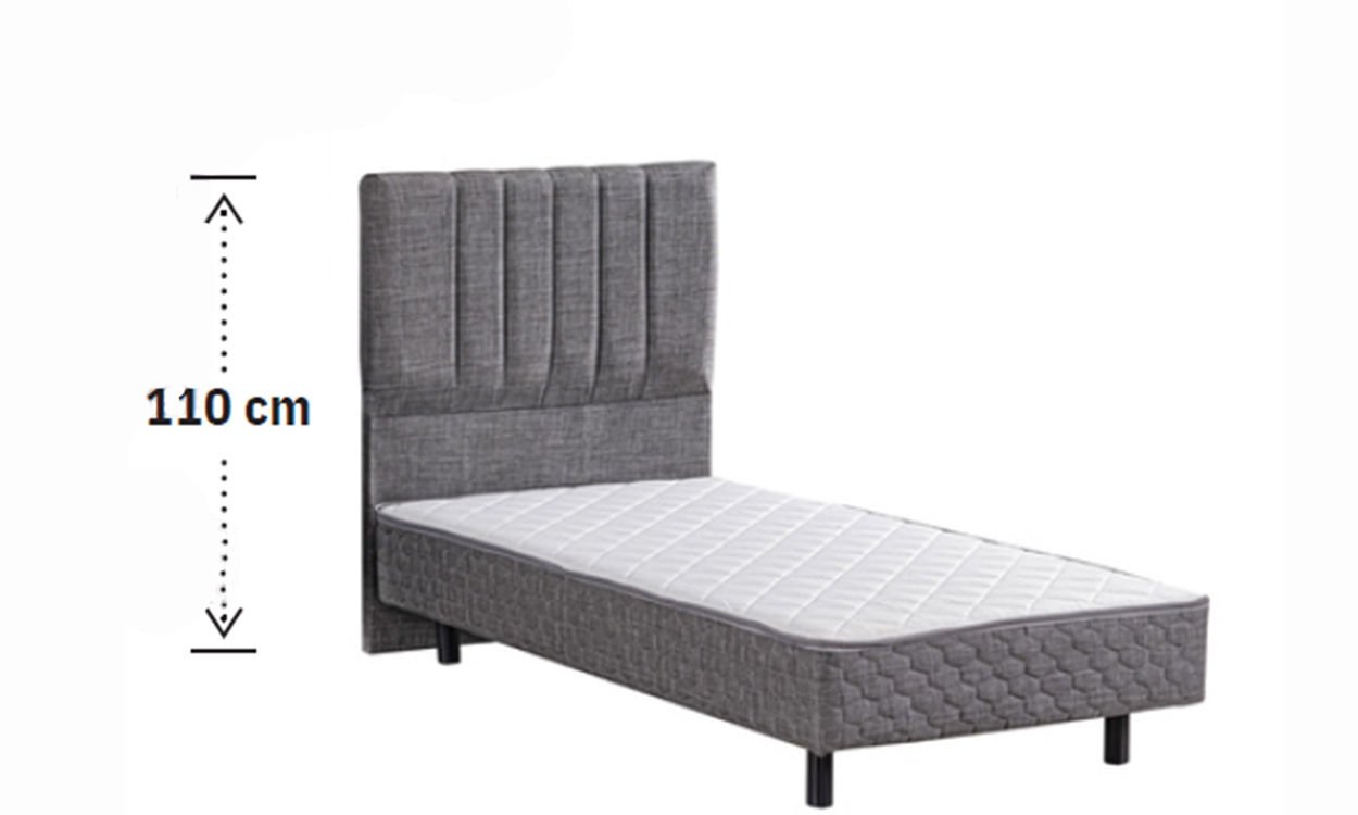 Odessa 90*190 cm Tek Kişilik Başlıklı Baza