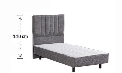 Odessa 90*190 cm Tek Kişilik Başlıklı Baza