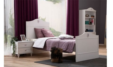 Bianca Genç Odası 100x200 cm Başlıklı Baza