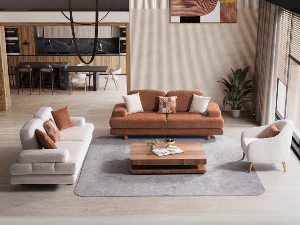 Mocha Koltuk Takımı(3+3+1)