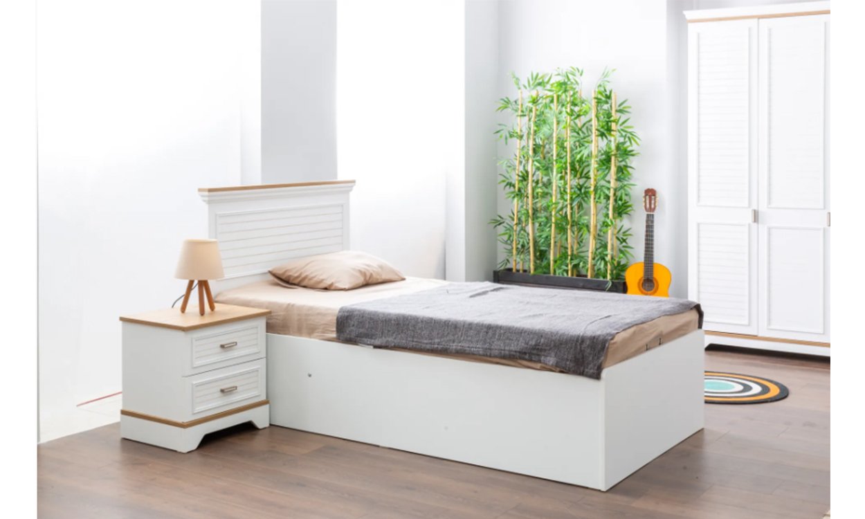 Kanyon Genç Odası 100*200 Başlıklı Bazalı Karyola