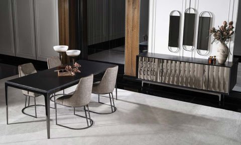 Lucca Yemek Masası ve 6 Sandalye