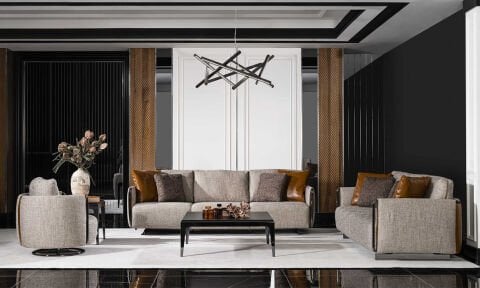 Lucca Modern Koltuk Takımı (4+3+1+1)