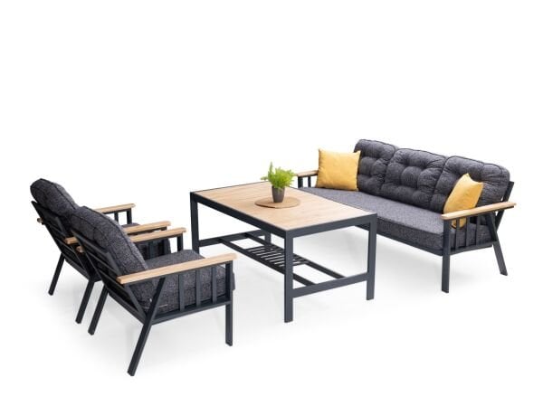 Doğa ( 3+1+1+masa+2 adet puf ) Bahçe Mobilyası