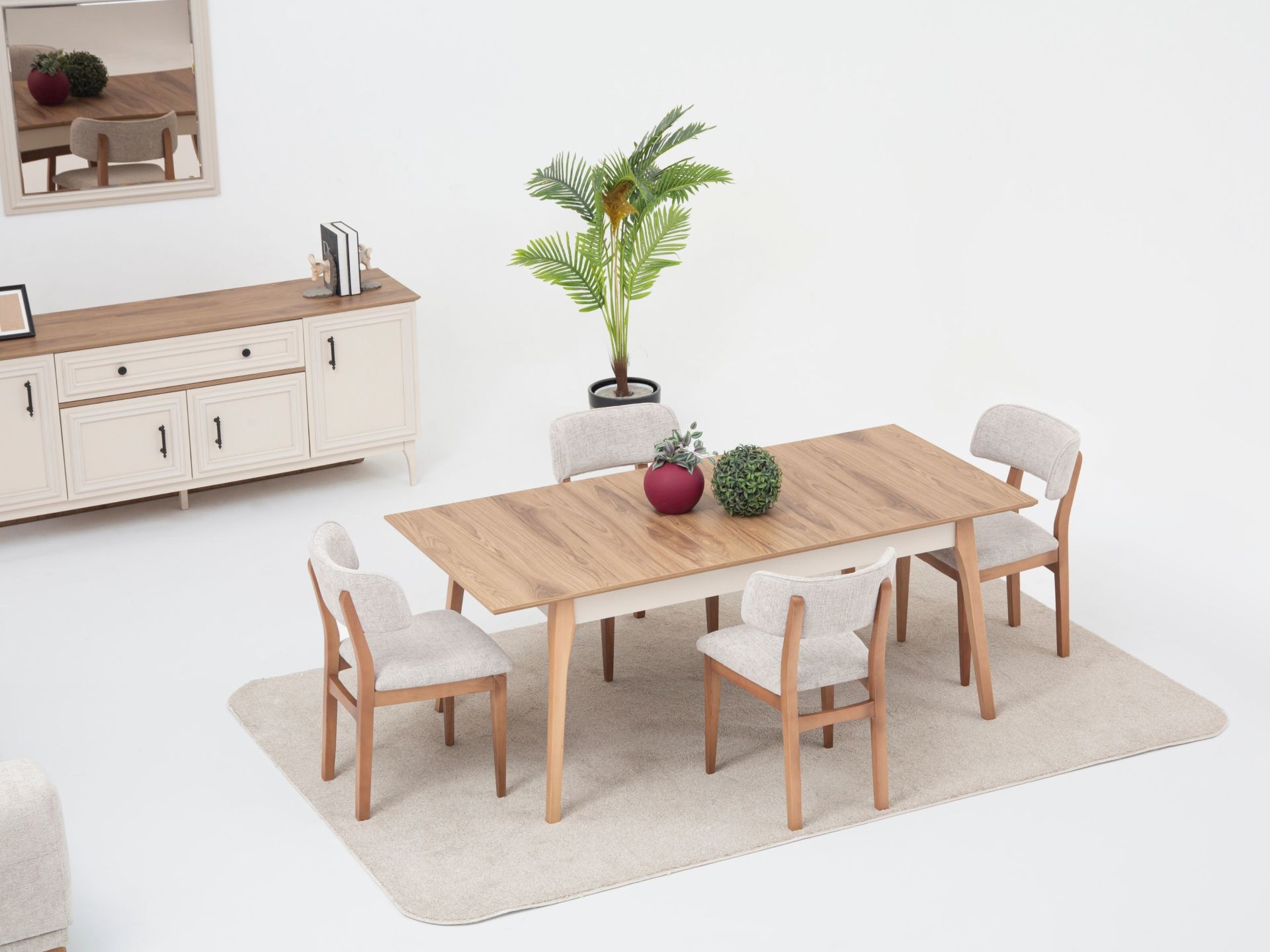 Malta Yemek Odası ( masa + 6 sandalye )