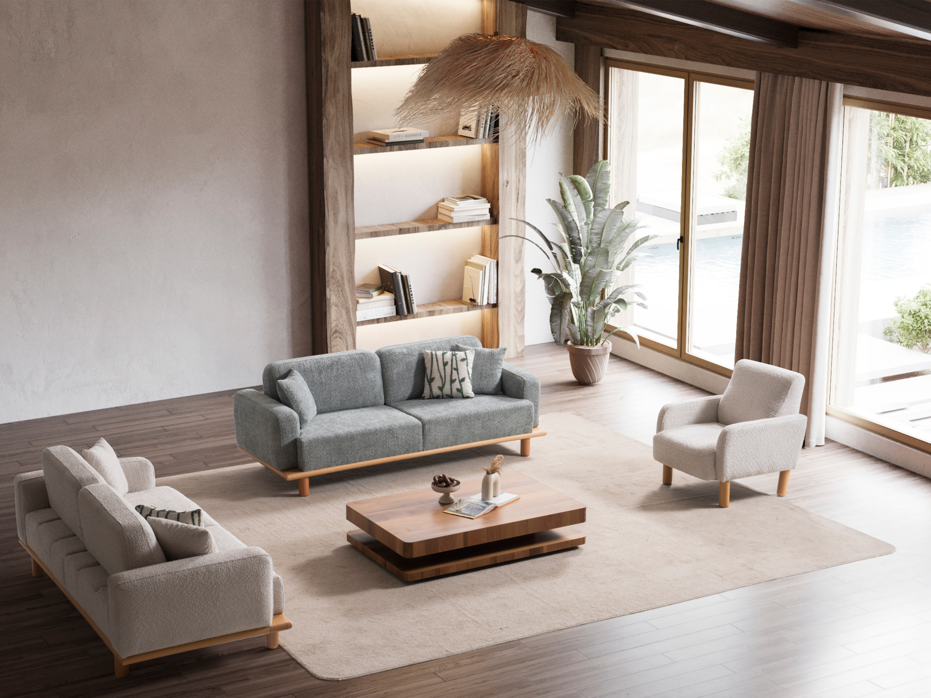 Neva Koltuk Takımı(3+3+1+1)