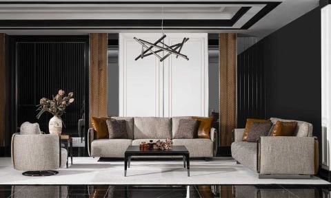 Lucca Modern Koltuk Takımı (4+3+1)