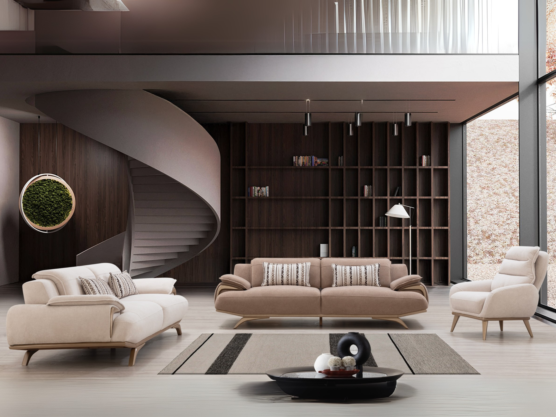 Aspendos Koltuk Takımı(3+3+1+1)