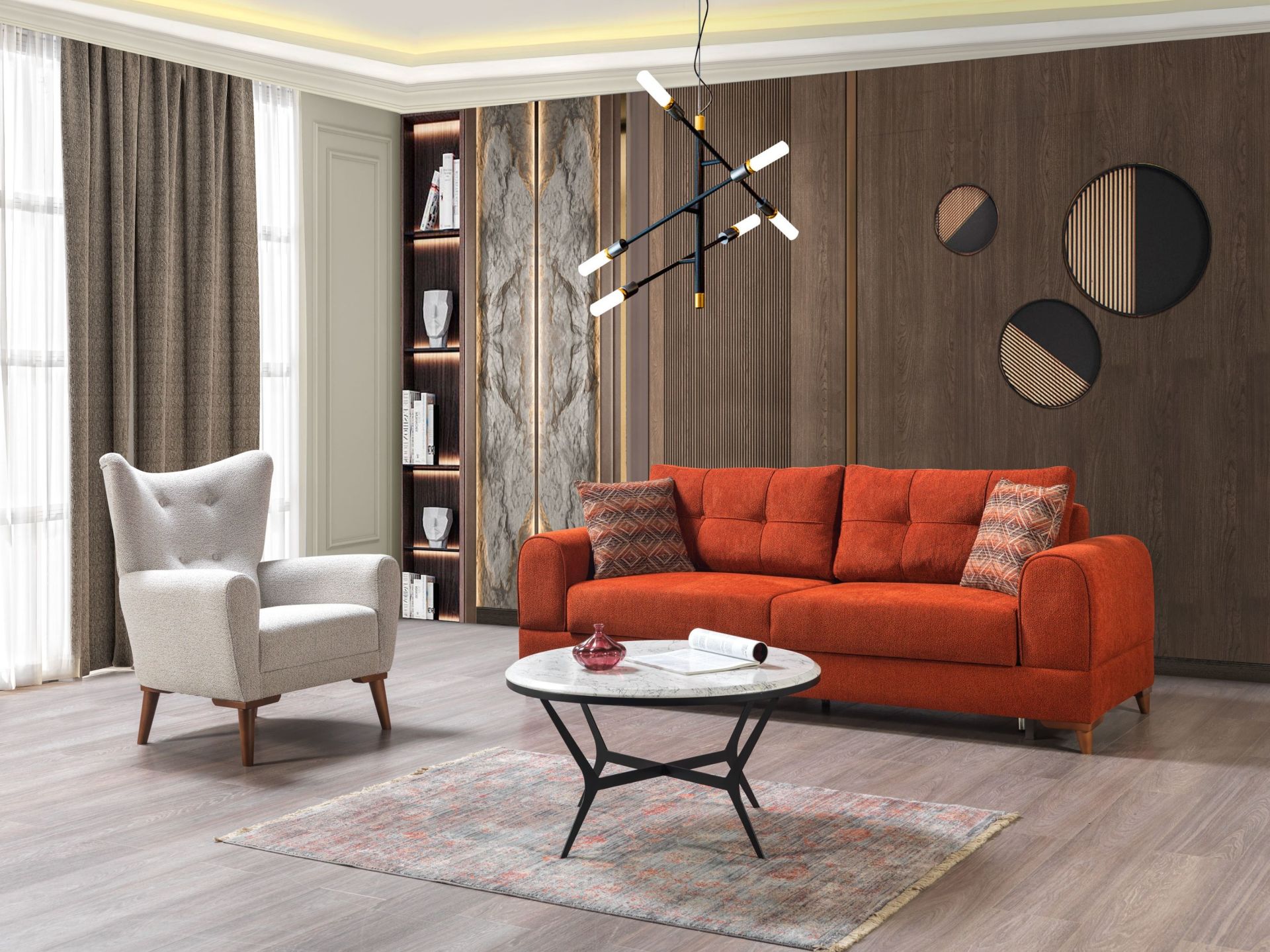 Merve Koltuk Takımı ( 3+3+1 )