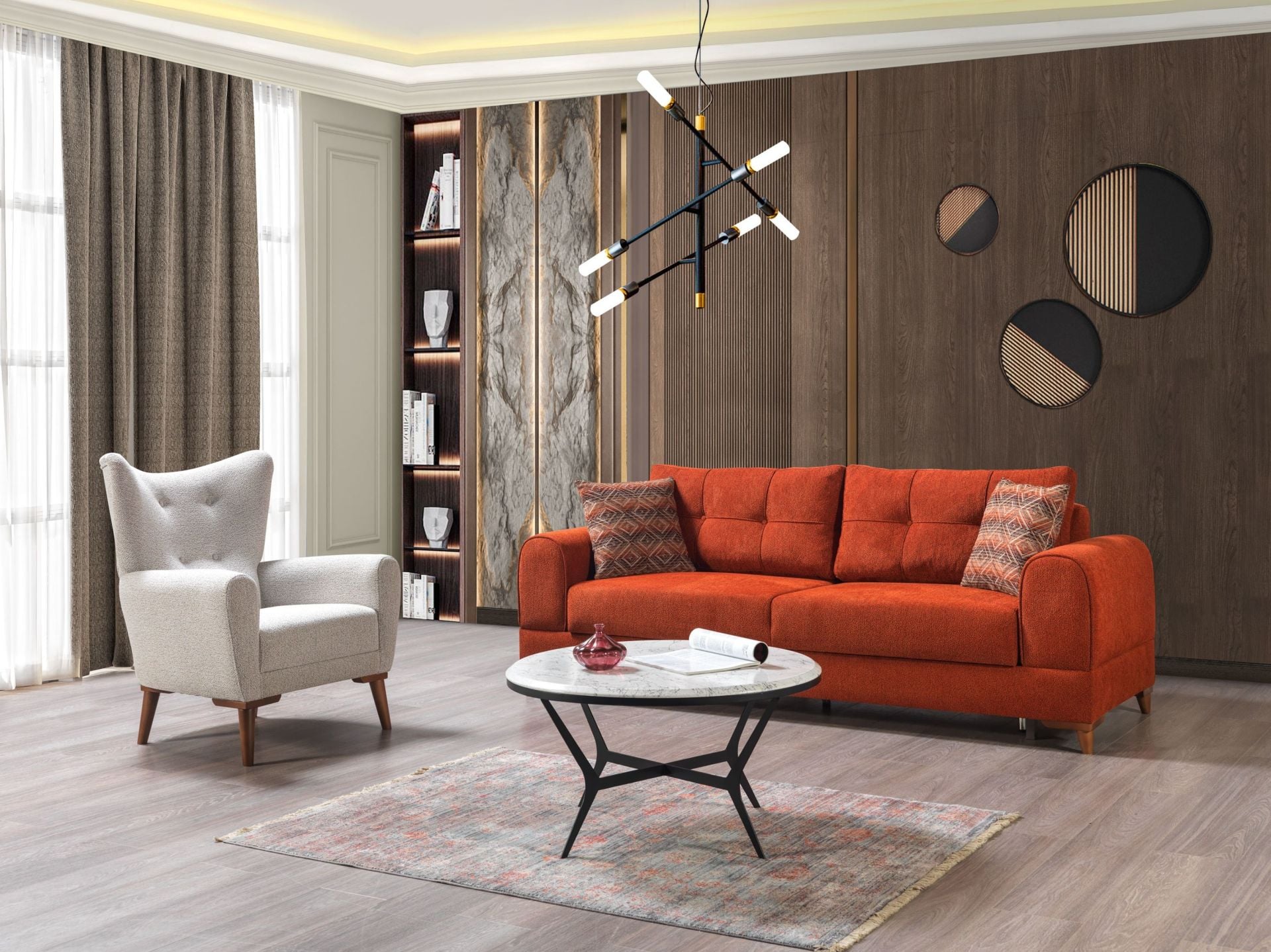 Merve Koltuk Takımı ( 3+3+1 )