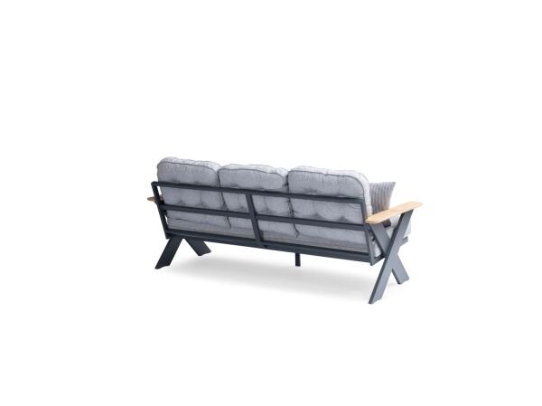 X Alüminyum Bahçe Mobilyası ( 2+1+1+masa )