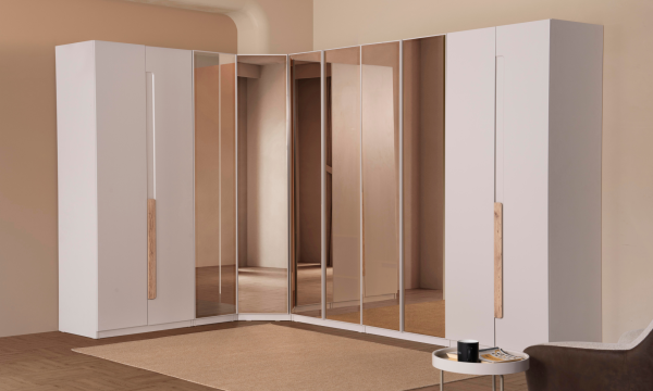 Coco Yatak Odası(Köşe Dolap Modül)