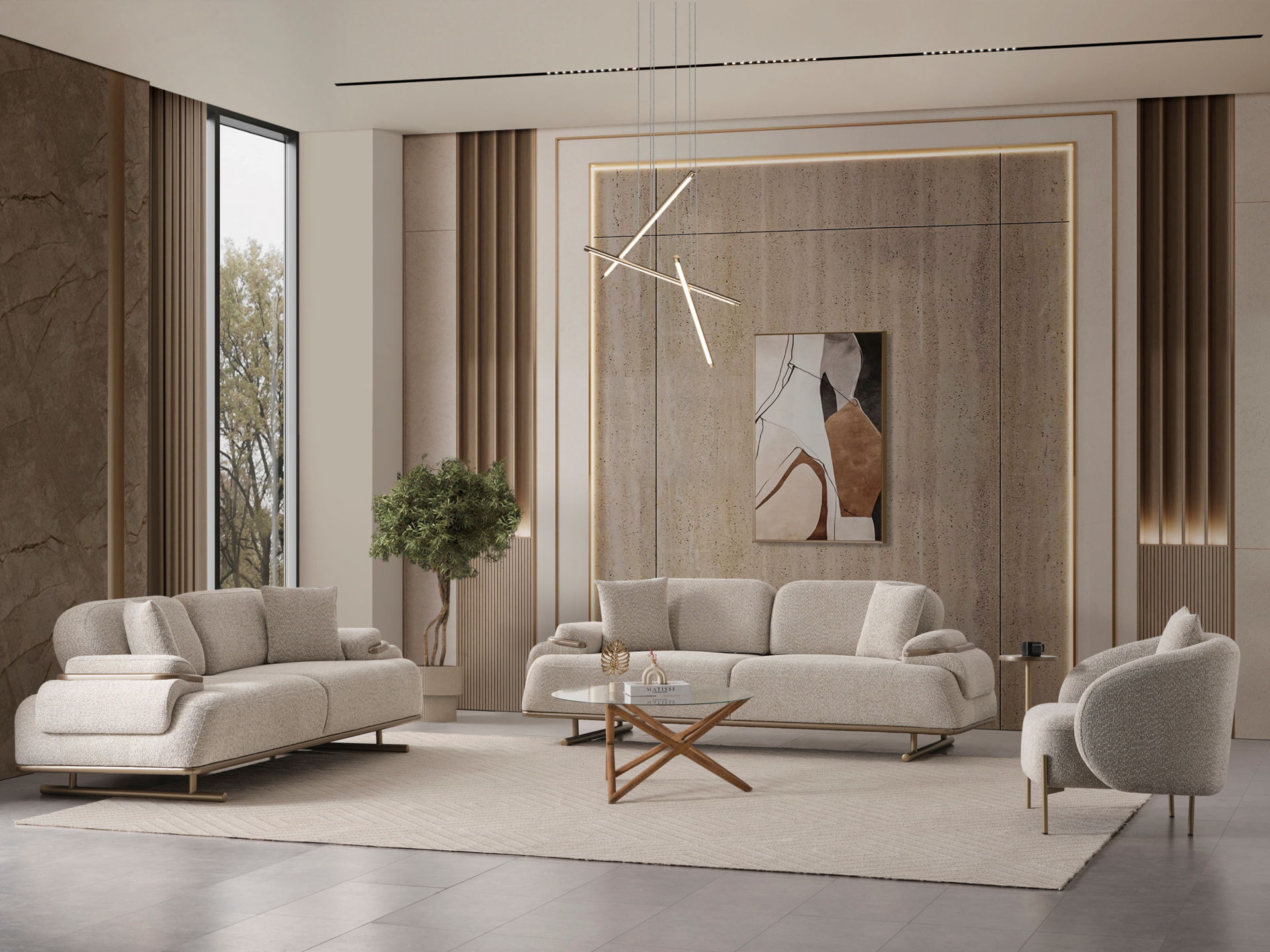 Belinay Koltuk Takımı(3+3+1)