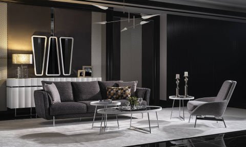 Aqua Modern Koltuk Takımı (4+3+1+1)