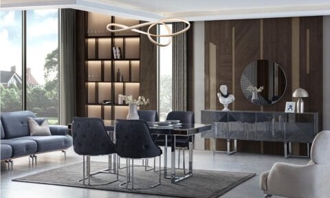 Maserati MDF Yemek Odası Takımı