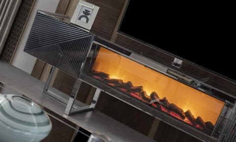 Maserati Şömineli Tv Ünitesi