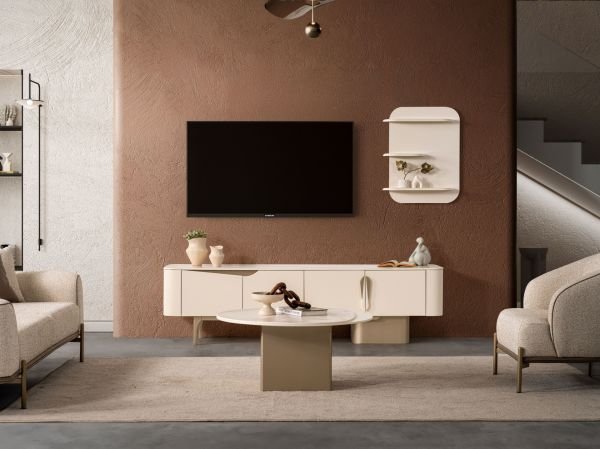 Stellas Tv Sehpası (Seramik Baskılı)