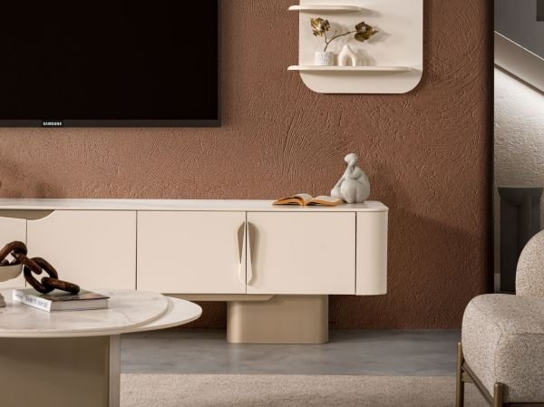 Stellas Tv Sehpası (Seramik Baskılı)