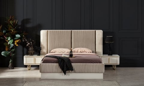 Paris Yatak Odası Takımı (Krem)