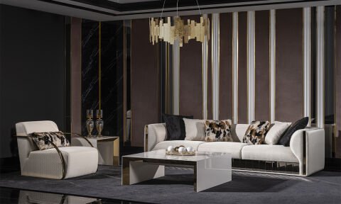 Vegas Modern Koltuk Takımı (4+3+1+1)