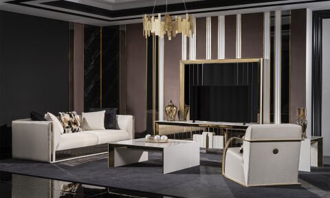 Vegas Modern Koltuk Takımı (4+3+1)