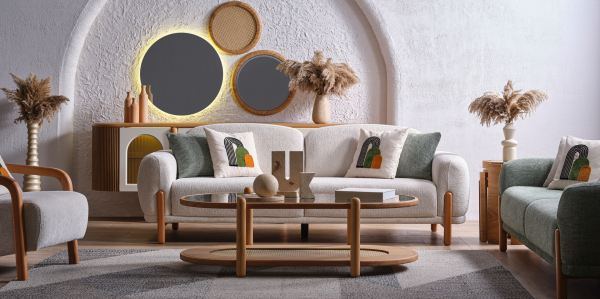 Begonvil Koltuk Takımı (3+1)