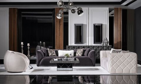 Viona Modern Koltuk Takımı (4+3+1)