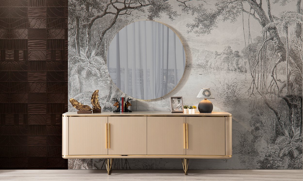 Paris Yemek Odası Konsol (Ekru)