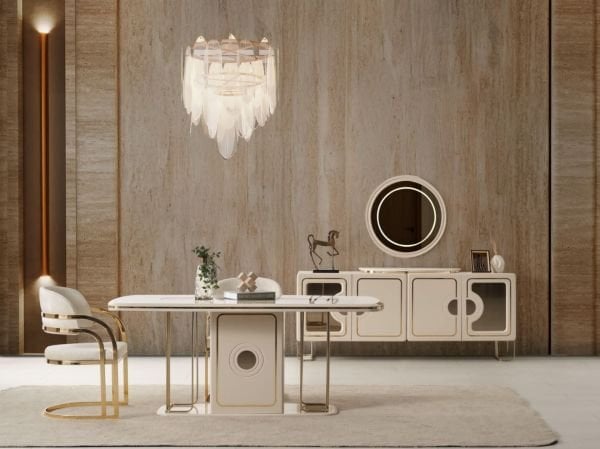 Işıl Yemek Odası ( masa + 6 sandalye )