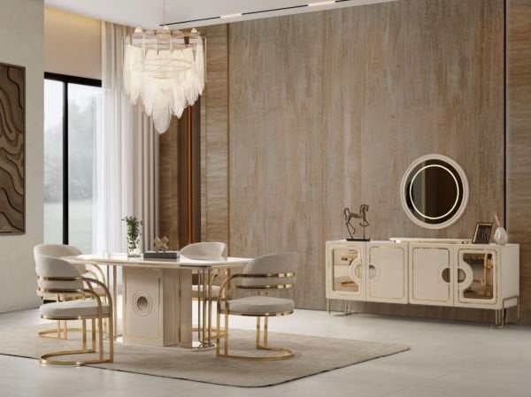 Işıl Yemek Odası ( masa + 6 sandalye )