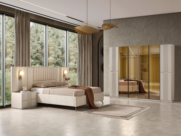 Akra Yatak Odası(Bazalı Karyola)