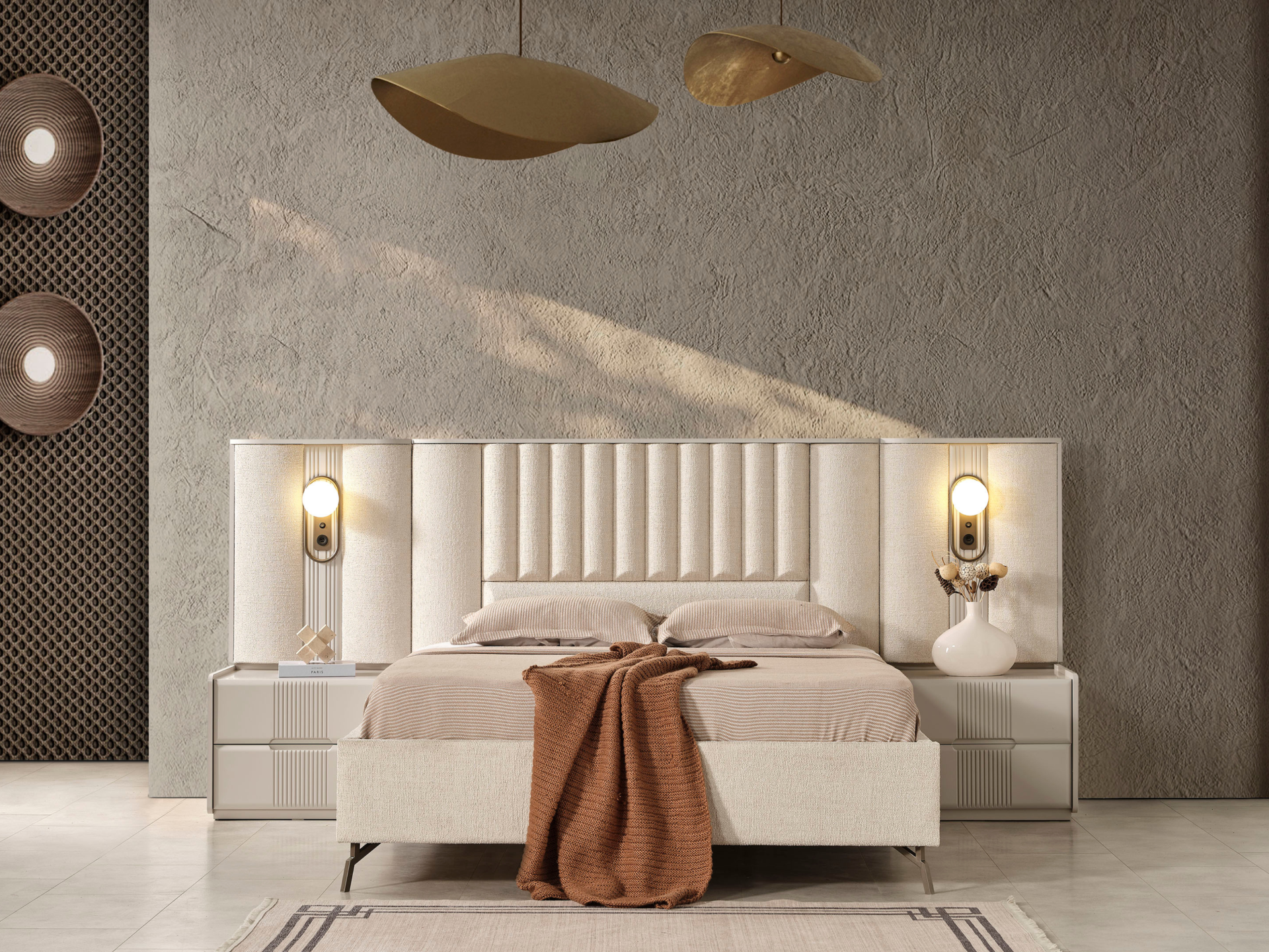 Akra Yatak Odası(Bazalı Karyola)